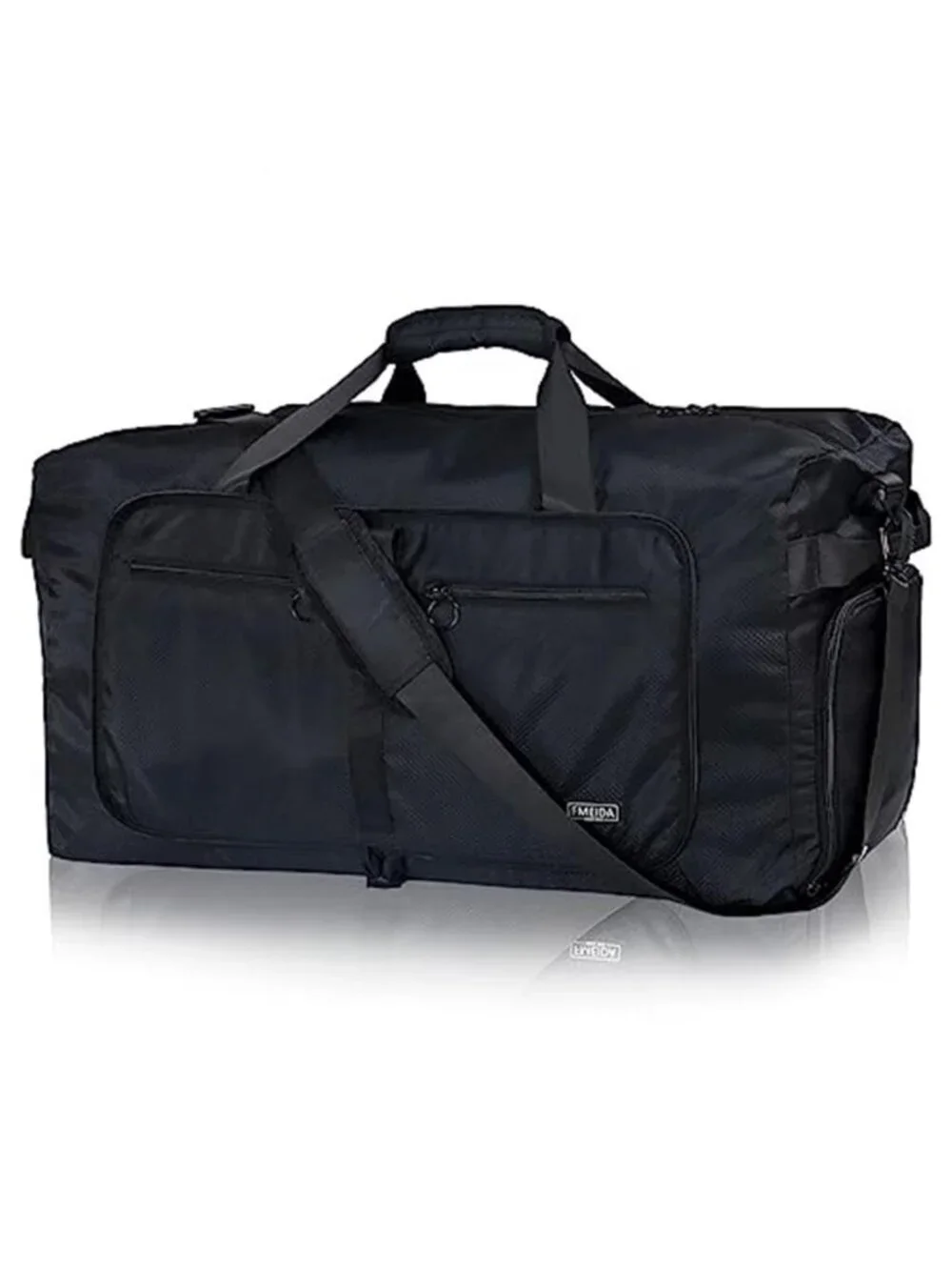 Men's 65L Duffle Bag with Shoes Compartment Foldable Travel Duffel Bags